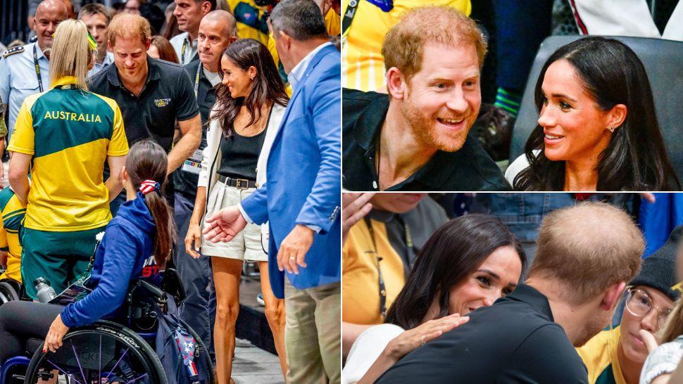 colaj Prințul Harry și Meghan Markle la Jocurile Invictus din Germania