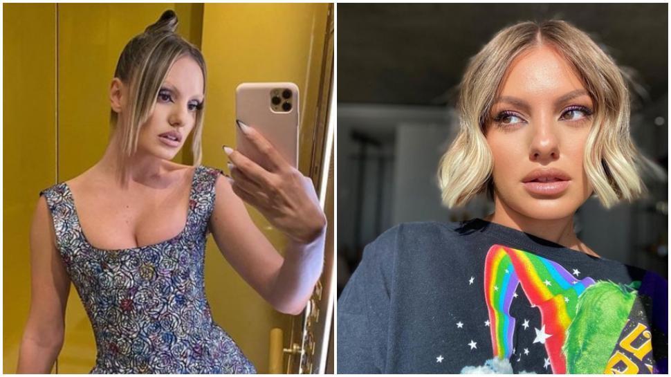 Alexandra Stan, în cea mai sexy ipostază de până acum. Și-a acoperit bustul generos cu degetele, însă a fost la un pas să gafeze