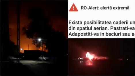 Locuitorii din Tulcea, avertizați prin RO-Alert că „vor cădea obiecte din spațiul aerian”. Atacul cu drone, filmat de localnici