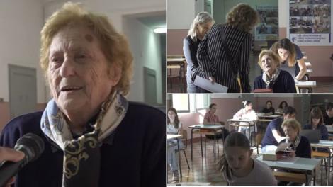 O italiancă a absolvit liceul la 90 de ani. Cum și-a îndeplinit visul și s-a angajat