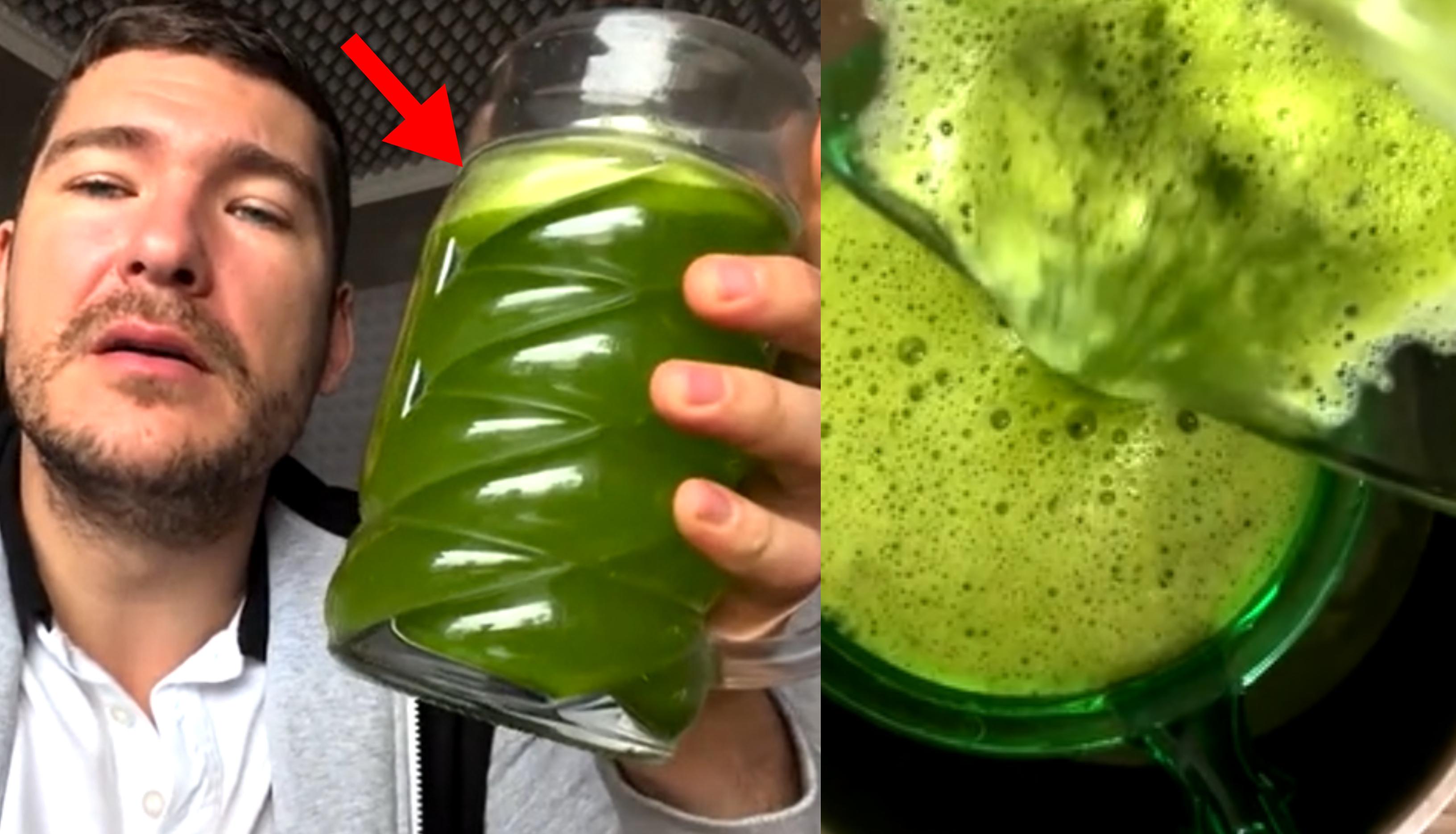 Ce este sucul verde pe care îl consuma Călin Donca în fiecare dimineață. El numește băutura o "licoare" | VIDEO