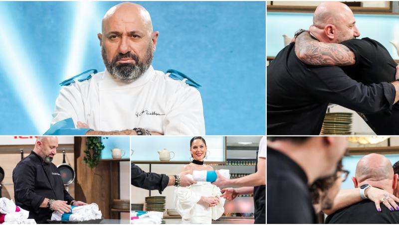 Chef Cătălin Scărlătescu a ales concurenții care vor face parte din echipa sa în sezonul 12 Chefi la cuțite. În ediția din 15 din 25 septembrie 2023. Pe lângă cuțitul de aur, juratul a mai oferit 6 tunici turquoise.