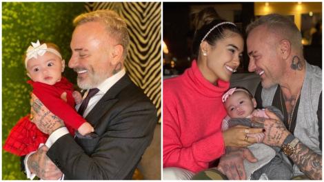 Imagine rară cu Gianluca Vacchi și fiica lui. Cum arată acum micuța care s-a născut cu „gură de lupt” și a fost operată
