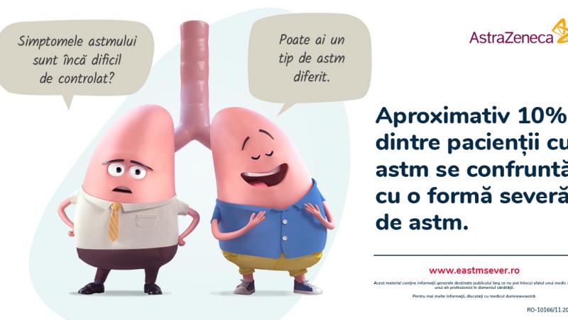 Pacienții cu astm pot face sport. Acesta este și mesajul unei campanii naționale de conștientizare a astmului sever "e-astm sever", sprijinită de echipa de handbal CSM București