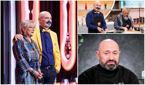 Chefi la cuțite, 3 septembrie 2023. Călin Vasile Radu și Angela Radu sunt pensionarii cu o viață de film. Ce le-au gătit chefilor
