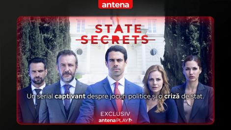 Serialul State Secrets este disponibil exclusiv în AntenaPLAY. Descoperă povestea care te va captiva din prima secundă