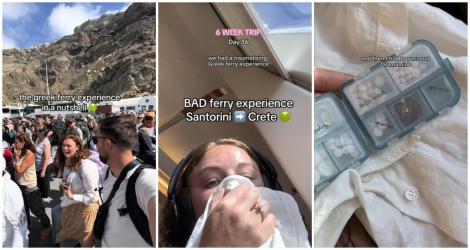 Experiența de coșmar a unei turiste în Grecia. Ce i s-a întâmplat pe feribot: „Acum înțeleg de ce m-au avertizat oamenii”