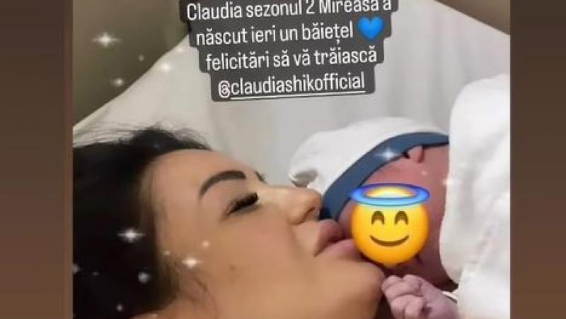 Mireasa, sezonul 2. Claudia Shik a născut. Prima imagine cu băiețelul ei. Ce a publicat în mediul online