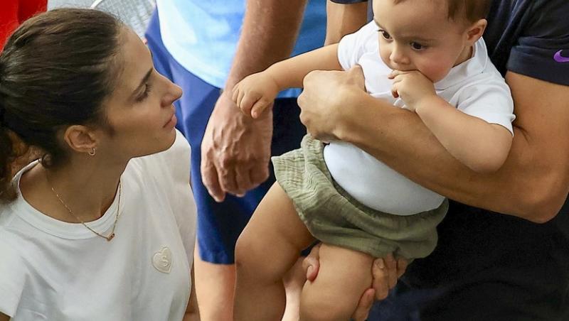 Imagini înduioșătoare cu fiul lui Rafael Nadal, cu racheta în mână. Dovada că așchia nu sare departe de trunchi