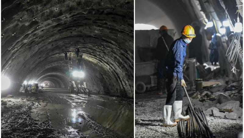 Descoperă imagini cu tunelul ce va străbate dealul Momaia, între Sibiu și Pitești