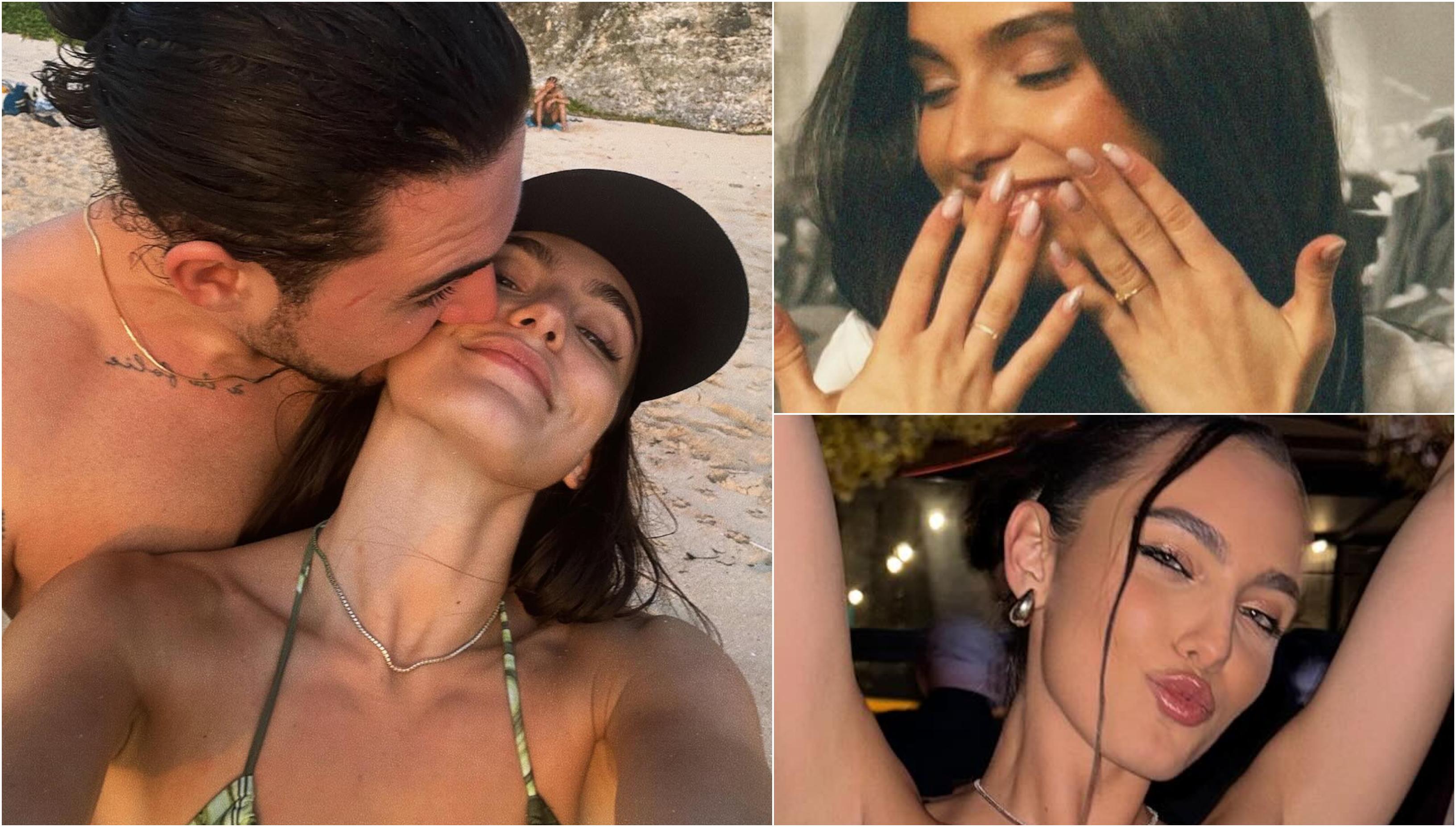 Alexia Eram, acoperită de săruturile lui Mario Fresh. Poza care „a scăpat” pe internet de pe plaja fierbinte