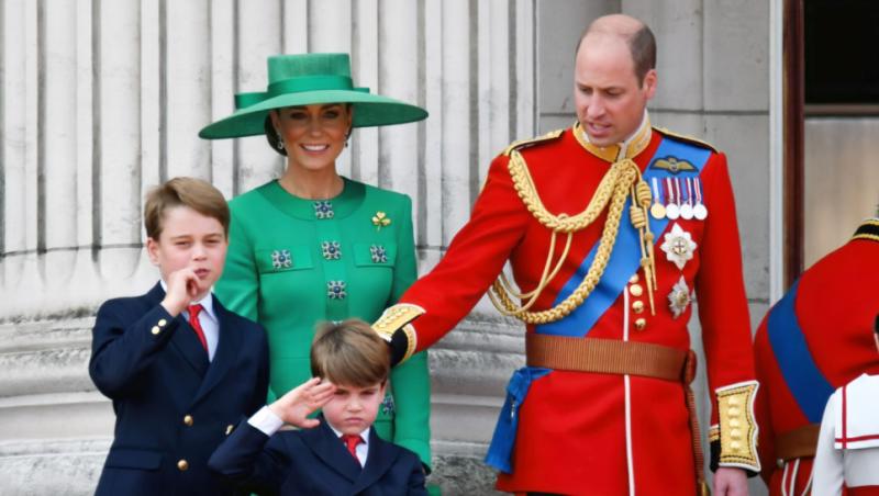 Prințul William, Kate Middleton și cei doi băieți