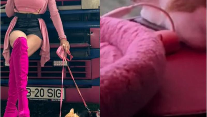 Barbie de România conduce tiruri cu bărbații, nu mașini de lux. Tânăra muncește în condiții grele pentru a pune ban pe ban