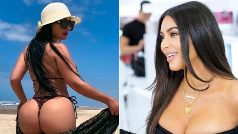 Sosia lui Kim Kardashian a cheltuit o avere pentru a arăta ca idolul său
