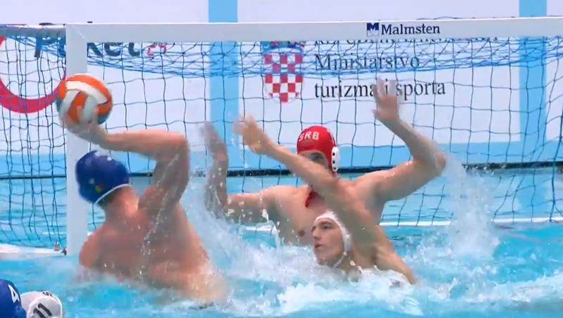 România a înfruntat Serbia pentru locul 7 la Campionatul European de polo. Care a fost scorul meciului difuzat pe AntenaPLAY