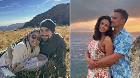Cum a filmat-o Vlad Gherman pe Oana Moșneagu în vacanță. Imaginea i-a pus pe jar pe fanii cuplului: „Este însărcinată?”