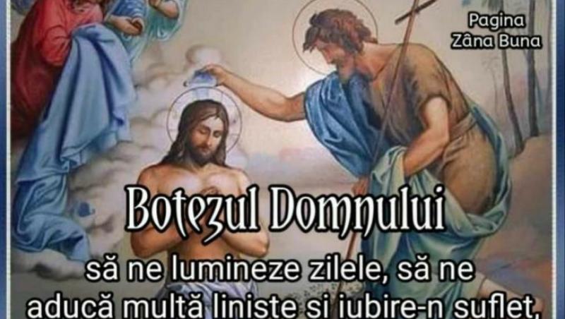 Mesaje de Bobotează. Urări și felicitări cu Botezul Domnului