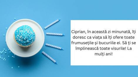 La mulți ani, Ciprian! Mesaje și felicitări pentru cei care își serbează onomastica pe 2 octombrie 2024