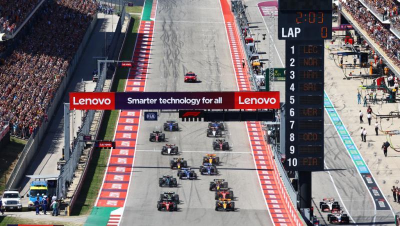 Program Formula 1™, Marele Premiu al Statelor Unite ale Americii. Urmărește spectacolul LIVE pe canalele Antena și în AntenaPLAY