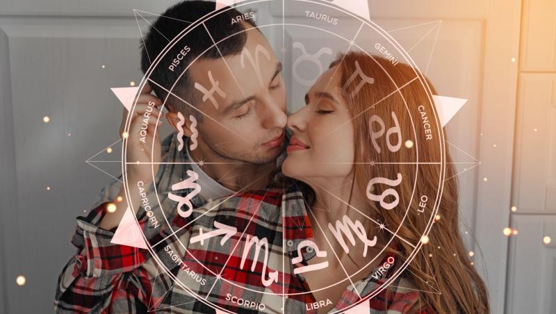 Tineri îndrăgostiți și roata zodiacului