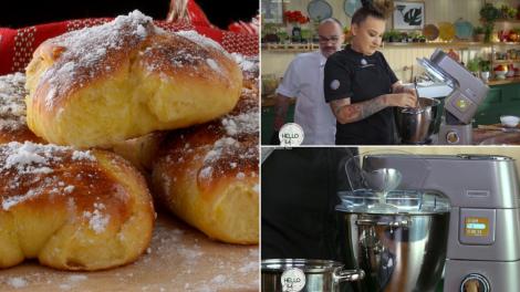 Rețeta poale-n brâu by chef Roxana Blenche. Trucul bucătarului pentru a frământa și dospi aluatul foarte rapid