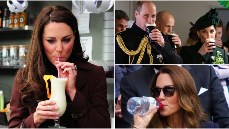 colaj foto kate middleton band din pahare