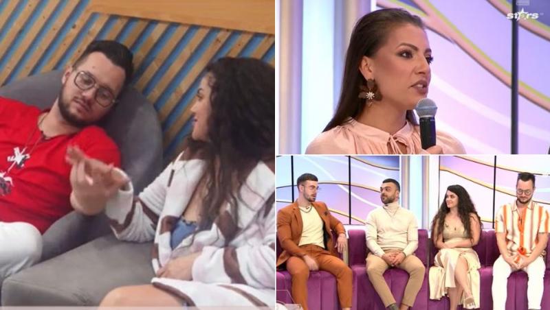 colaj raul și daiana, raluca preda, concurenți mireasa în platoul capriciile iubirii