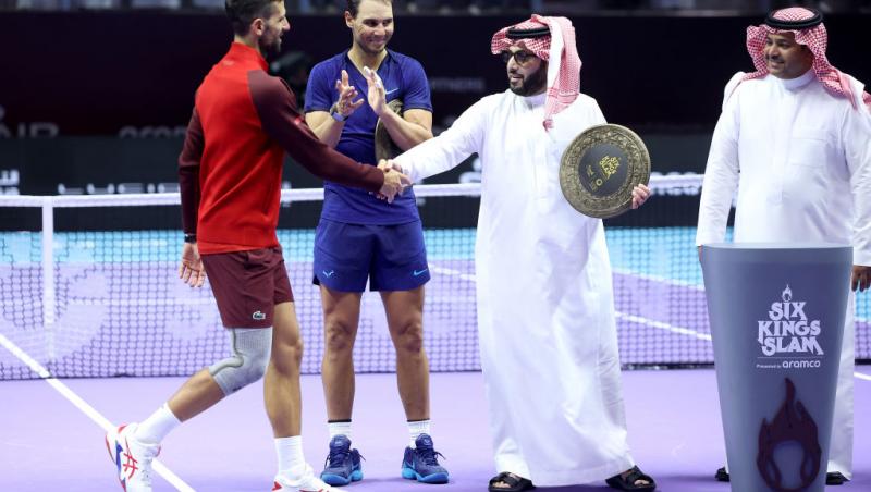 Rafa Nadal, premiu inedit de la Șeicul Arabiei Saudite. Cât valorează racheta făcută complet din aur