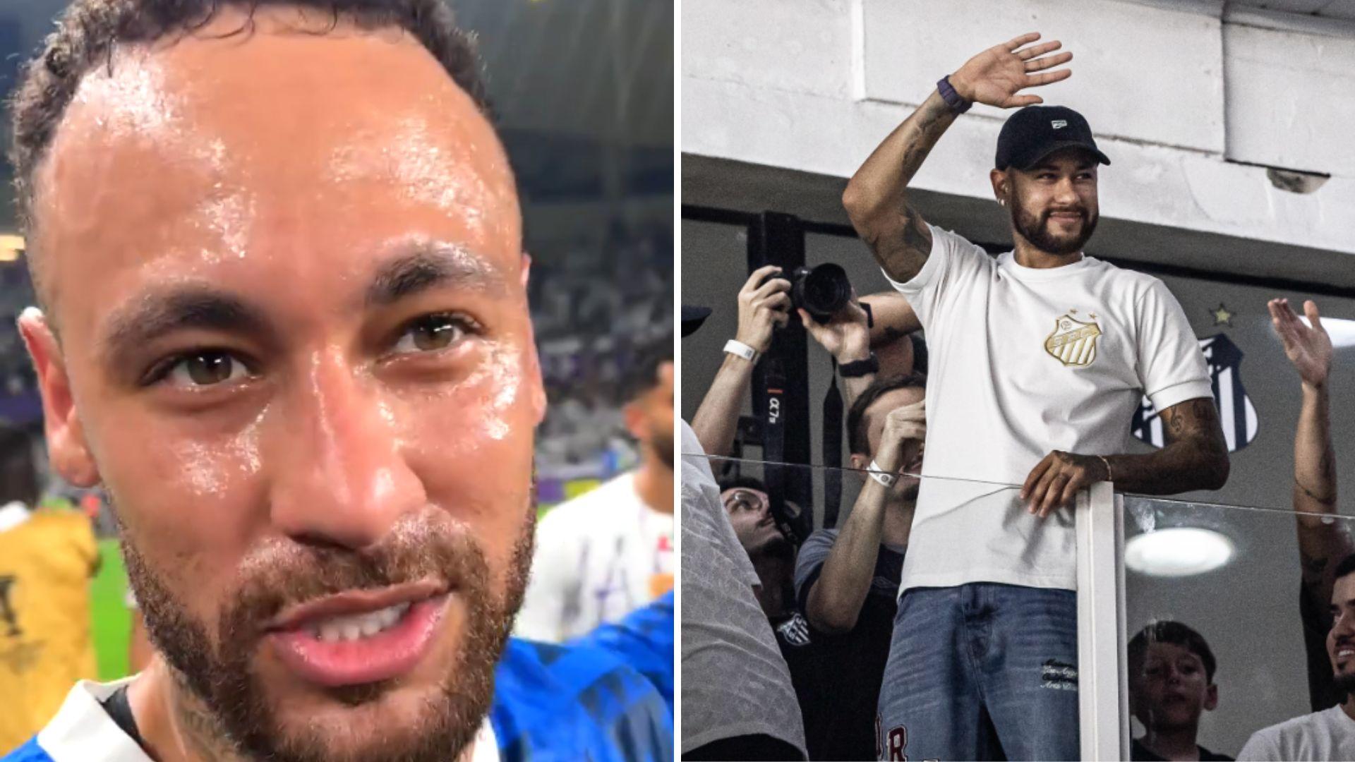 Neymar, reacție emoționantă după revenirea pe teren la mai bine de un an de la ultimul meci jucat. Ce a zis direct de pe gazon