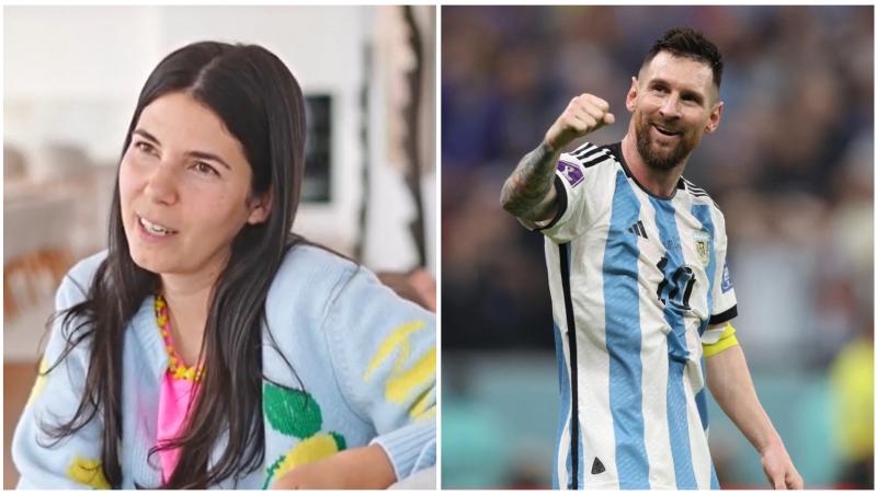 Colaj cu Andadra, o tânără româncă din Spania, și Leo Messi