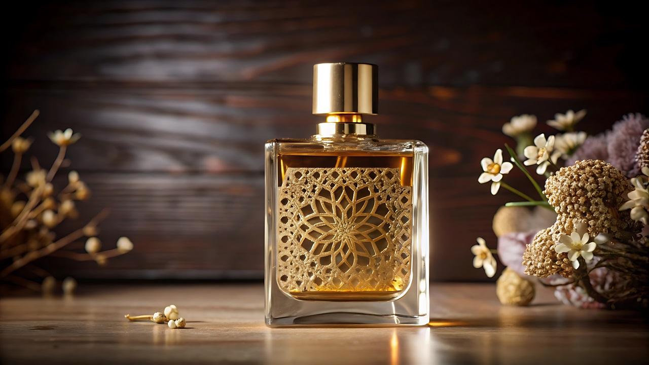 sticlă de parfum oriental