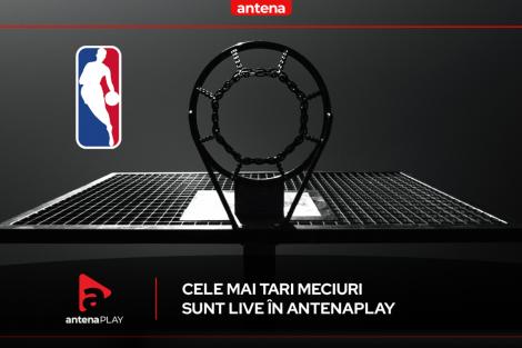 Noua stagiune a celei mai importante competiţii de baschet din lume, NBA, va fi transmisă exclusiv în AntenaPLAY