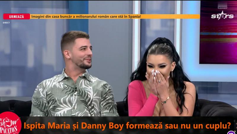 Dani boy, alături de ispita Maria Tebieș la TV. De ce au venit împreună la „Un show păcătos”: „Formați un cuplu?”