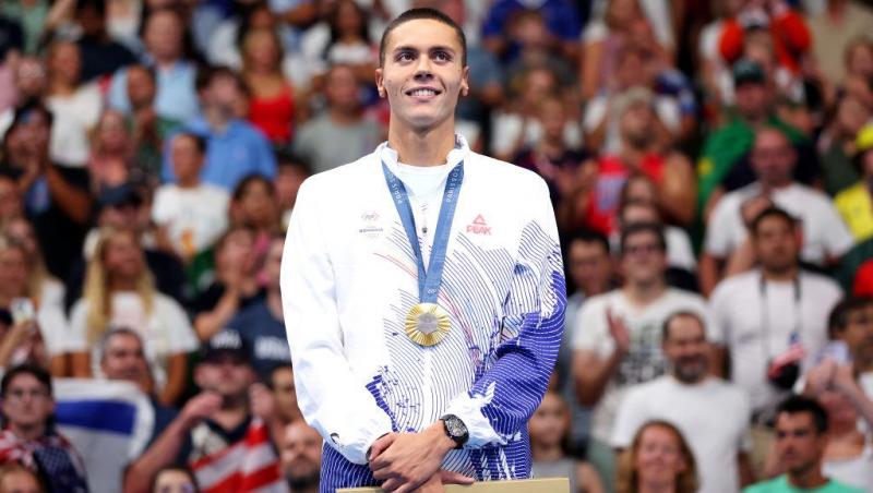 Ce melodie a ascultat David Popovici înainte să devină campion olimpic. Mesajul care l-a inspirat: „Mi-e jenă doar să înot”