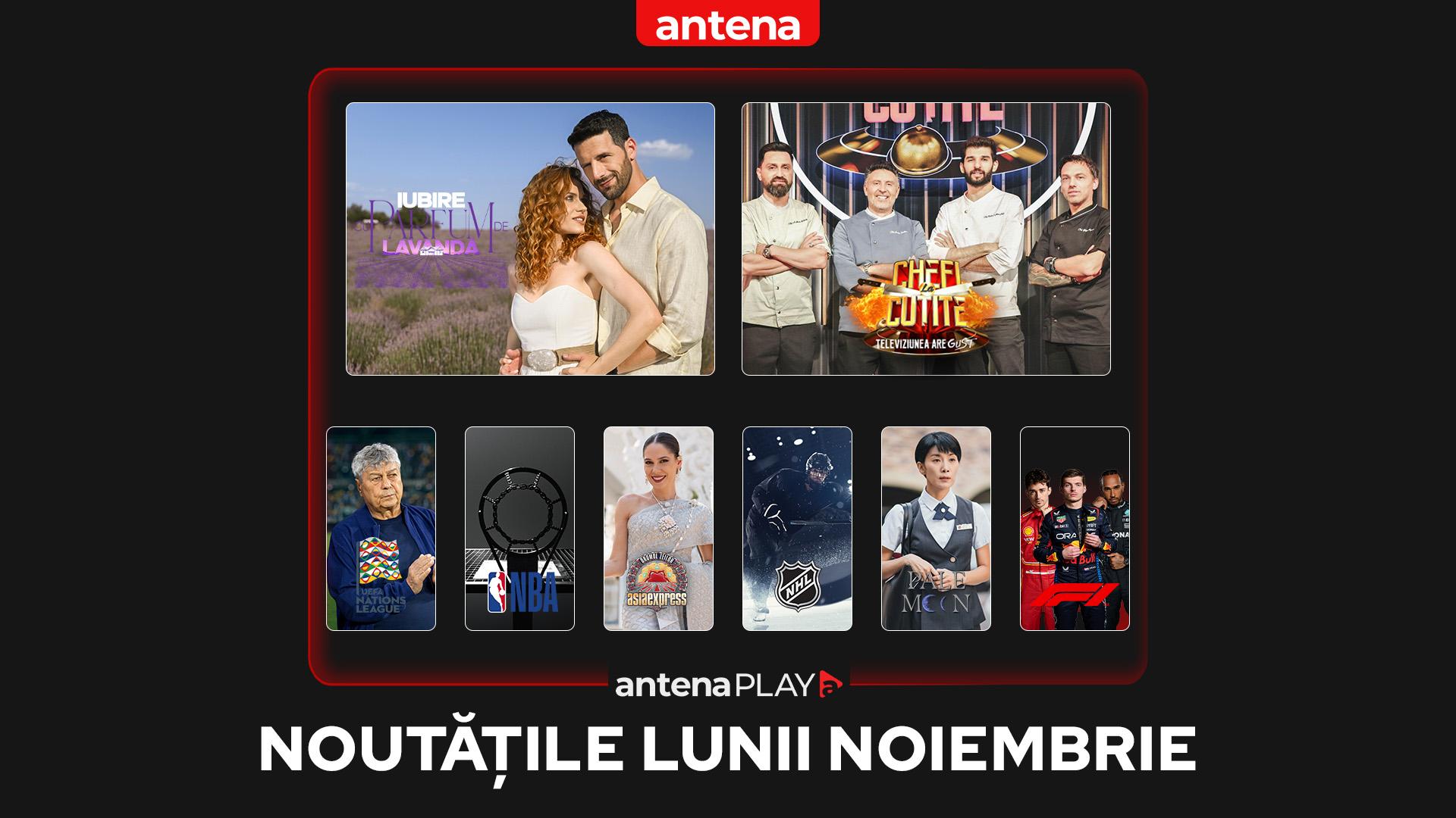 Noutățile lunii noiembrie în AntenaPLAY