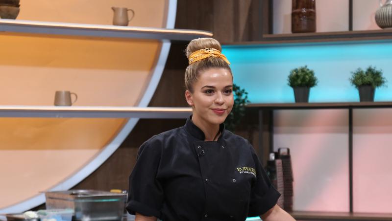 Chef Lara Norman, creatoarea unor evenimente culinare ingenioase, vrea să-i impresioneze pe jurați în noul sezon Chefi la cuțite