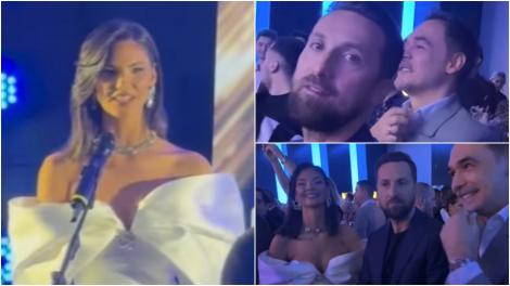 Ramona Olaru, apariție ravisantă într-o rochie incredibil de scurtă la Premiile TVmania. Discursul ei a strârnit râsul în sală