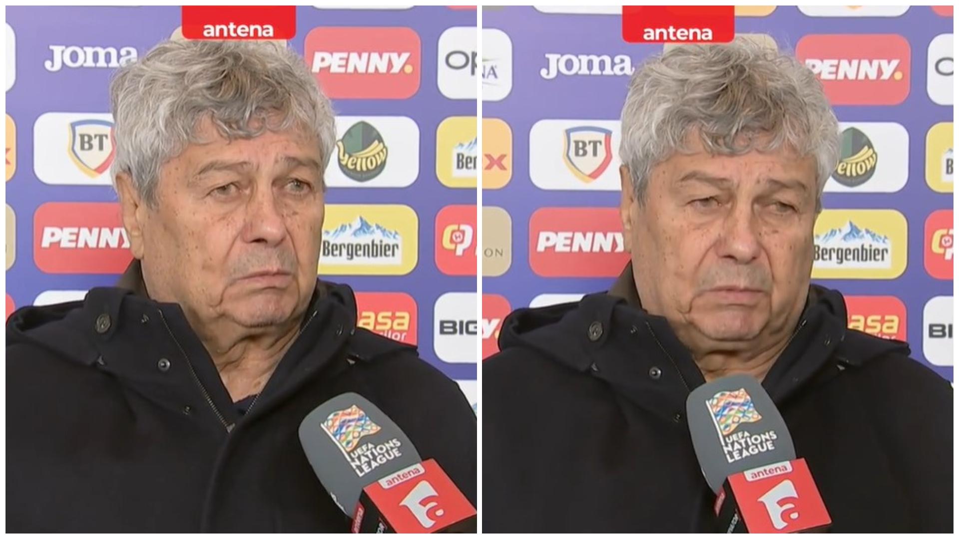 Colaj cu Mircea Lucescu după meciul România - Kosovo