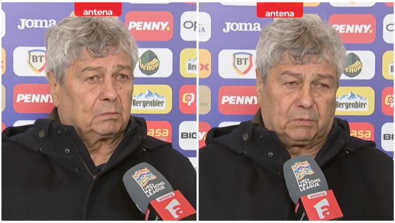 Colaj cu Mircea Lucescu după meciul România - Kosovo