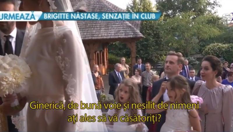 Cum au arătat Sorin Brotnei și soția lui în ziua nunții. Imagini inedite cu mireasa la brațul nașului Nicolai Tand