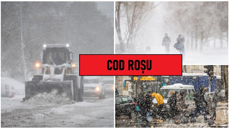 Colaj cu ninsori și viscol