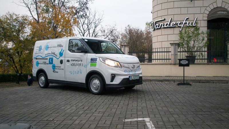 (P) Furgonetele electrice Maxus se impun rapid ca soluția cea mai avantajoasă pentru viitorul flotelor de curierat ”verzi”