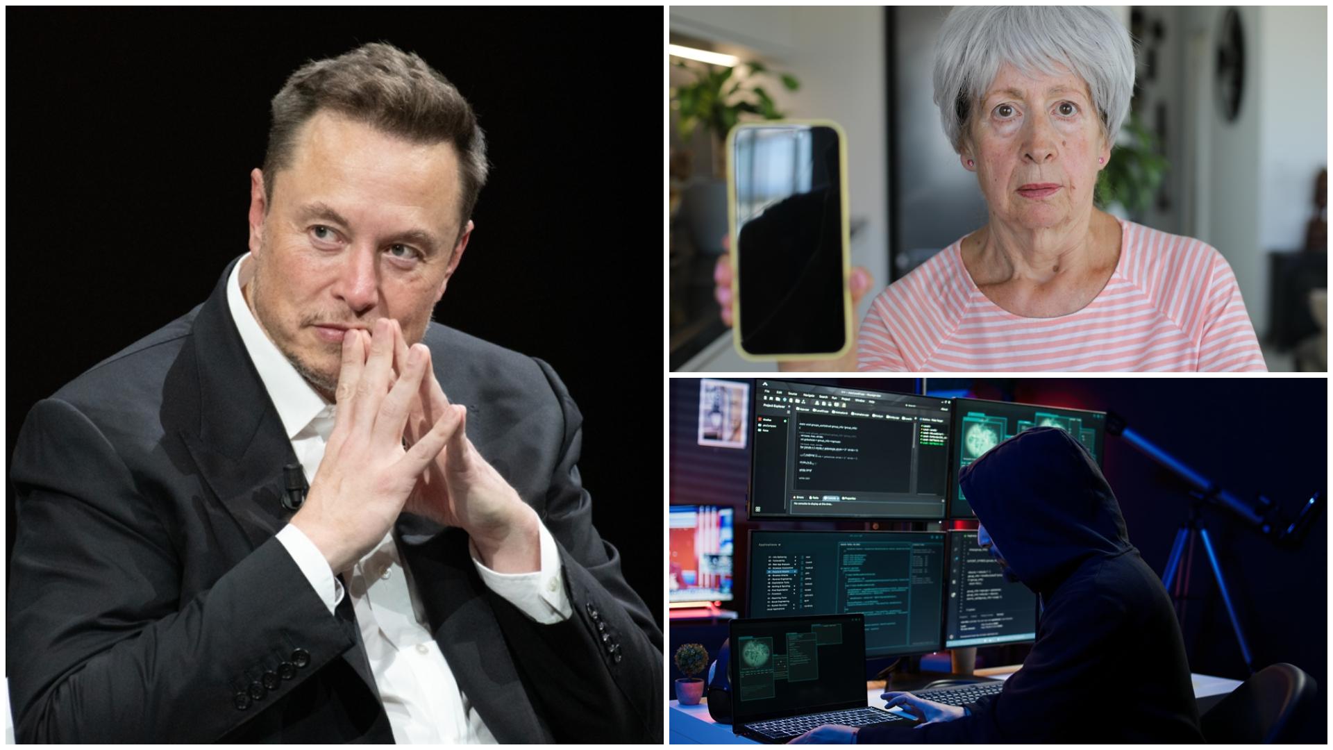 Elon Musk, femeie păgubită și un escroc în spatele calculatoarelor