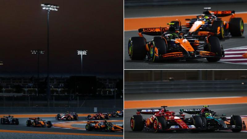 colaj monoposturi de formula 1 pe circuitul din qatar