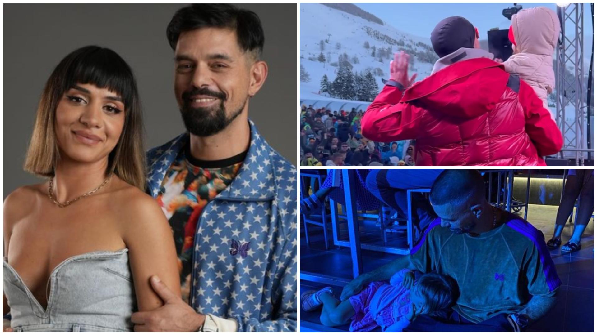 Poze adorabile cu fetița lui DOC și a Ancăi Munteanu de la Power Couple România. Cu cine seamănă micuța