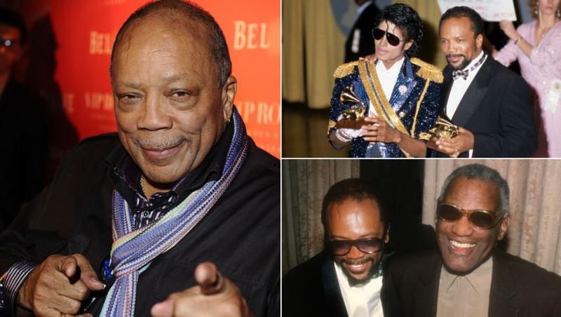 colaj quincy jones, Quincy Jones și Michael Jackson, Quincy Jones și ray charles