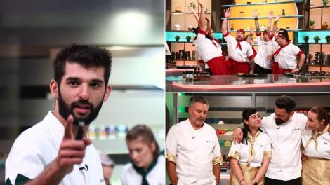 Echipa lui Chef Ștefan Popescu a câștigat primul battle la Chefi la cuțite. Momente de panică la cel de-al doilea: „Era să leșine”