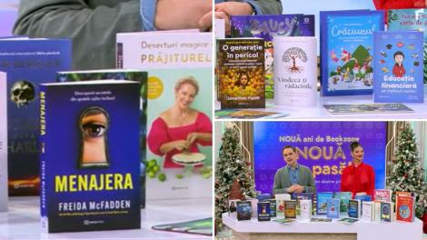 Neatza cu Răzvan și Dani, 12 decembrie 2024. La aniversarea de nouă ani, Bookzone vine cu oferte speciale pentru cititori
