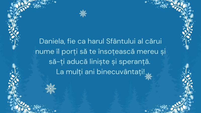 Mesaje și felicitări de Sfântul Daniel. Prorocul este pomenit în Biserică pe 17 decembrie