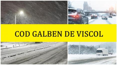 Alertă ANM! Cod galben și cod portocaliu de intensificări ale vântului, polei și viscol puternic. Unde se vor resimți cel mai tare